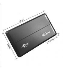 BOX ESTERNO 2,5" TRUSTECH SATA - USB 2.0 - NERO